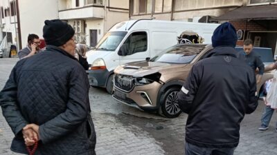 Muammer DAŞDELEN/ BEYPAZARI(Ankara), – ANKARA’nın Beypazarı ilçesinde otoparktan çıkmaya çalıştığı