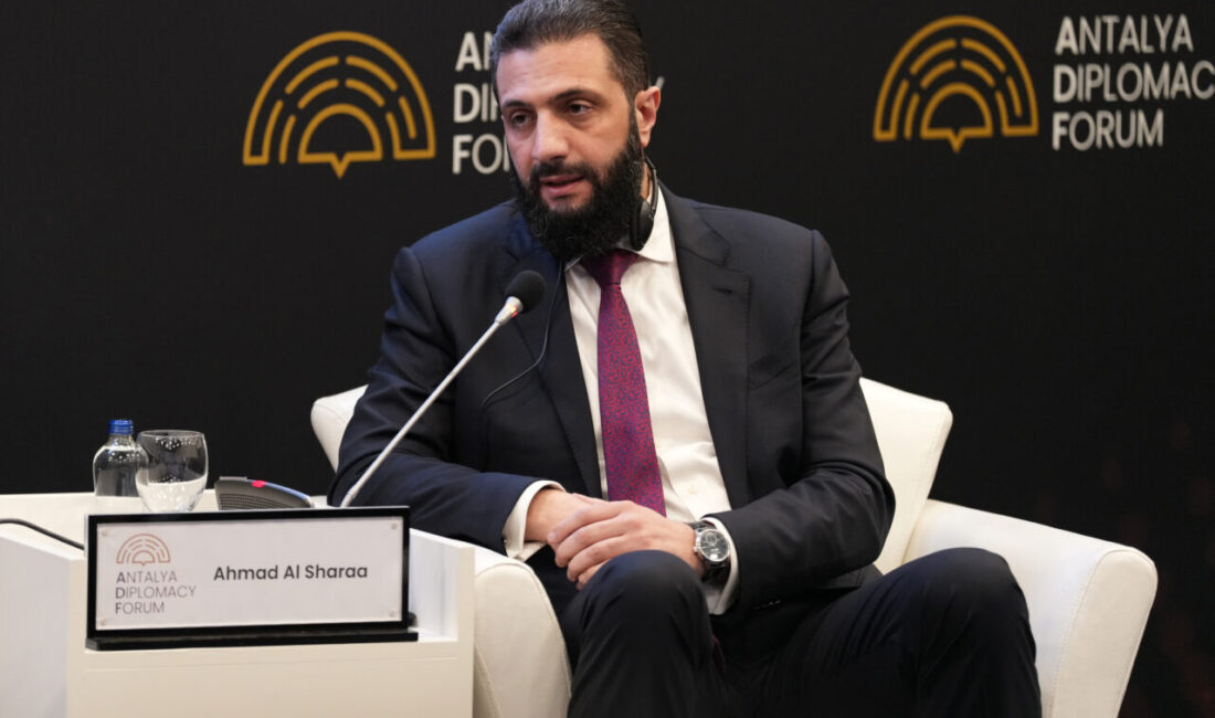 Semih ERSÖZLER-Tolga YILDIRIM/ANTALYA, – SURİYE Arap Cumhuriyeti Cumhurbaşkanı Ahmed Şara,