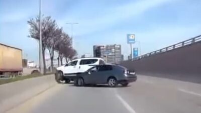 Kadircan GÜLER- Mehmet Gökhan HAKBİLİR/ANKARA, – ANKARA’da trafikte makas atarak