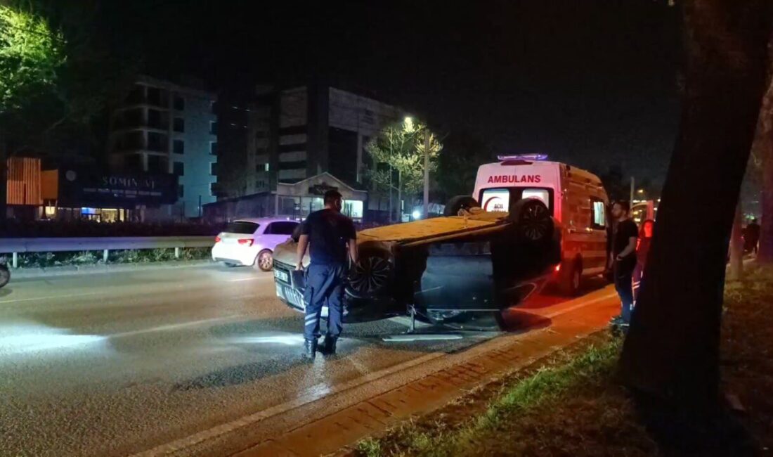 Barış YILMAZ/ BURSA, – BURSA’nın Osmangazi ilçesinde iki otomobilin çarpıştığı