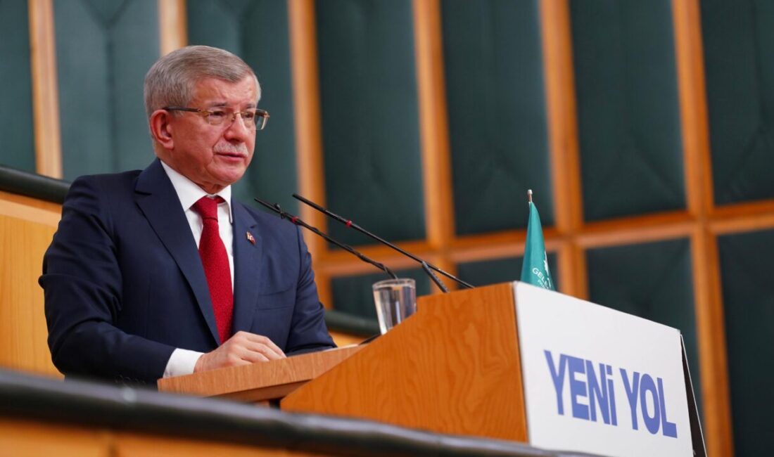 Aliekber METE/ANKARA, – GELECEK Partisi Genel Başkanı Ahmet Davutoğlu, “Savaş