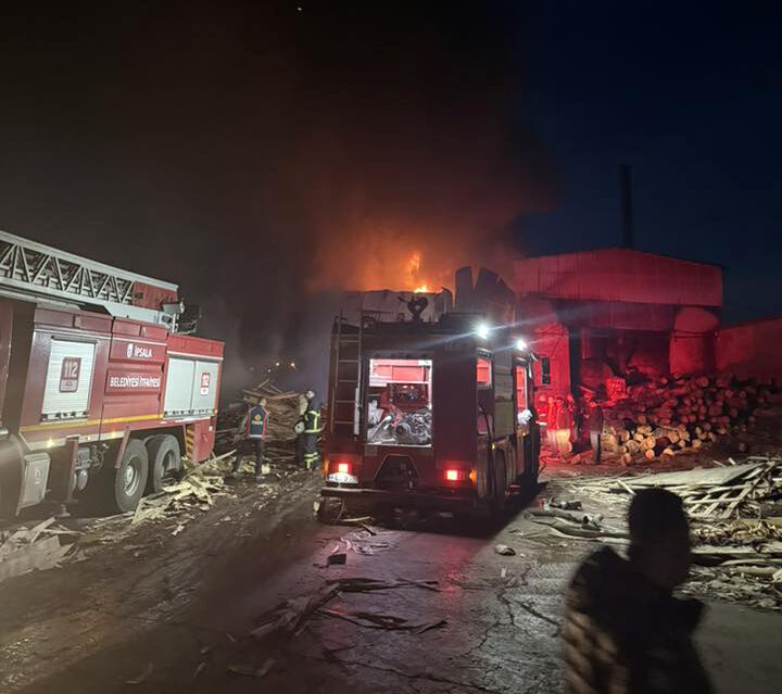 KONTROL ALTINA ALINDI Edirne’nin İpsala ilçesine bağlı Paşaköy’deki bir kereste