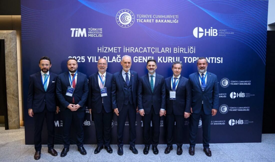 İbrahim YILDIZ/İSTANBUL, – HİZMET İhracatçıları Birliği’nin (HİB) seçimli genel kurulunda