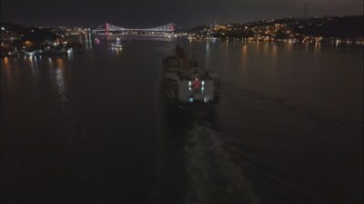 Mert ORDU/İSTANBUL, – İSTANBUL Boğazı’nda ‘TRACKHOUND’ isimli Barbados bayraklı gemide