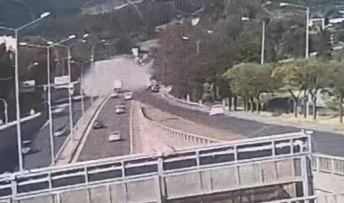 KAZANIN GÖRÜNTÜSÜ ORTAYA ÇIKTI İzmir’in Bornova ilçesinde 1 polis memurunun