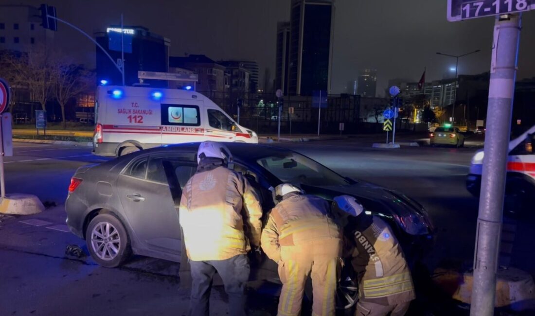 Mehmet Kaan KURT/İSTANBUL, – KARTAL’da iki otomobilin çarpışması sonucu meydana