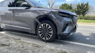 Zübeyde ÖZMEN/BOLU, – BOLU’da, D-100 kara yolunda karşıya geçmek isterken