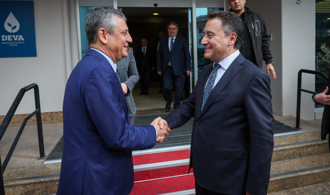 DEVA PARTİSİ’Nİ ZİYARET ETTİ CHP Genel Başkanı Özgür Özel, DEVA