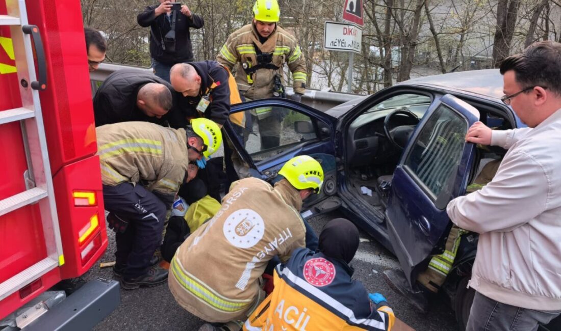 Yavuz YILMAZ/ İNEGÖL(Bursa), – BURSA’nın İnegöl ilçesinde sürücüsünün epilepsi nöbeti