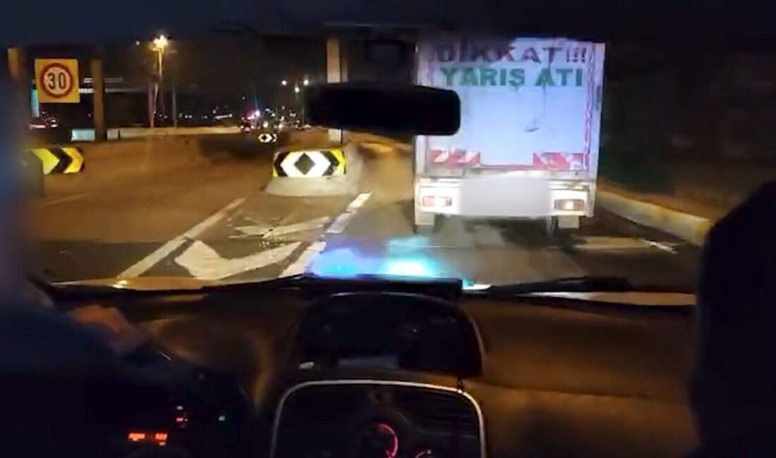 YARIŞ ATI TAŞIMA ARACINA OPERASYON Ankara’da 4 kişinin gözaltına alındığı