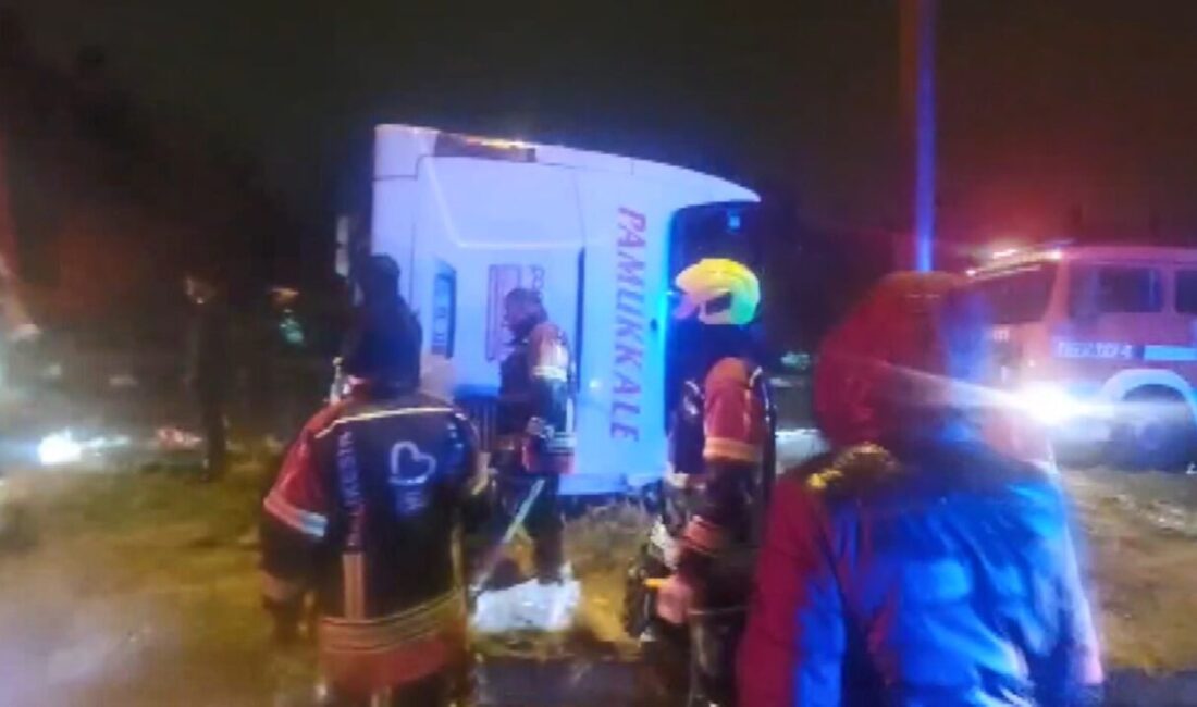 Zeki KARADENİZ/BANDIRMA (Balıkesir), – BALIKESİR’in Bandırma ilçesinde şoförünün direksiyon hakimiyetini