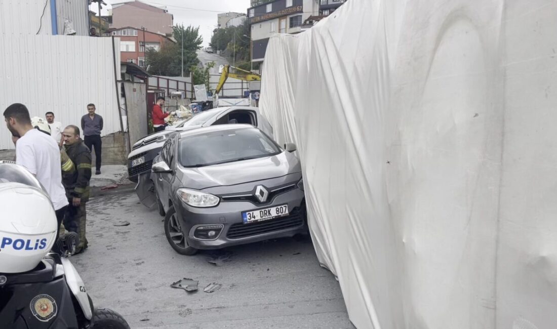Özgür EREN / İSTANBUL, – Başakşehir’de lastiği patlaması sonucu şoförünün