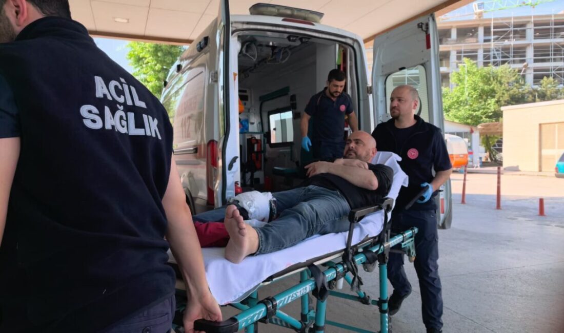Yavuz YILMAZ/BURSA, – BURSA’da kurban kesimi sırasında vücudunun çeşitli yerlerinden