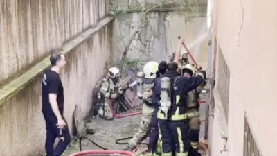 Yiğithan HÜYÜK/ BURSA, – BURSA’da, doğalgaz borusunda çıkan yangın itfaiye