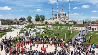 Batuhan SEVER/EDİRNE, – EDİRNE’de, İstanbul’un Fethi’nin 573’üncü yıl dönümü kutlamaları