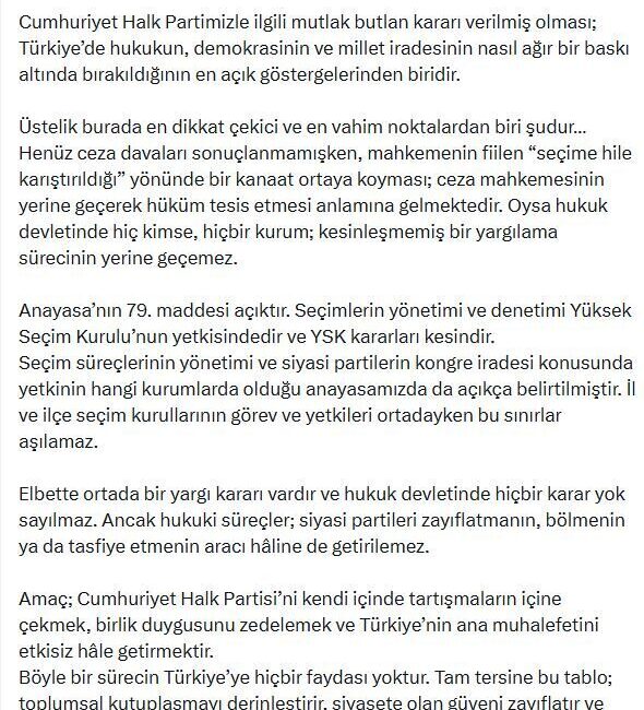 ANKARA, – ANKARA Büyükşehir Belediye Başkanı Mansur Yavaş, CHP kurultay