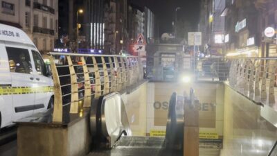 Mehmet Kaan KURT-Fırat ALKIZ/İSTANBUL, – Yenikapı-Hacıosman Metro hattının Osmanbey İstasyonu’nda