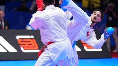 FRANKFURT – ALMANYA’da devam eden Avrupa Karate Şampiyonası’nda 75 kilo