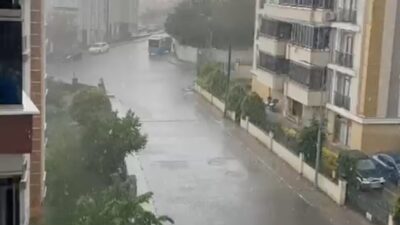 Abdullah YALÇIN / TEKİRDAĞ, – TEKİRDAĞ’da etkili olan sağanak ve