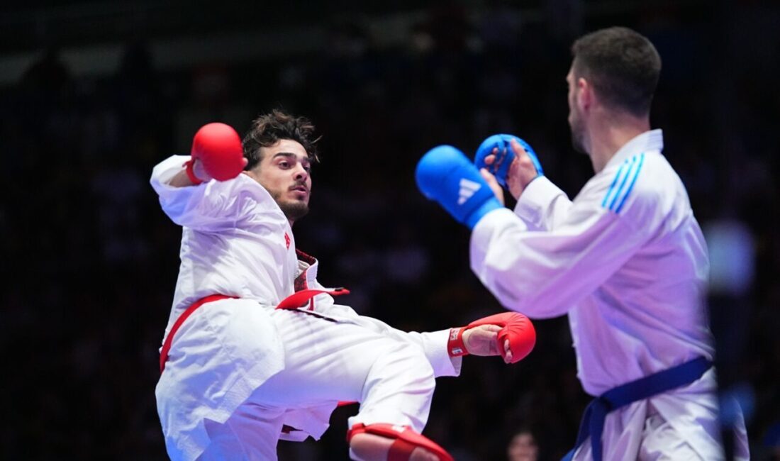 FRANKFURT – AVRUPA Karate Şampiyonası’nda Türkiye, erkek takım kumitede gümüş