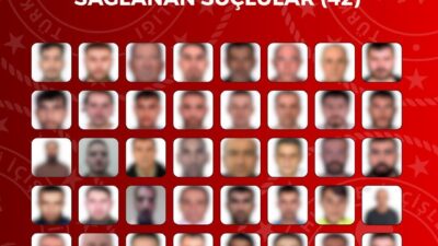 ANKARA, – İÇİŞLERİ Bakanlığı, yurt dışında kırmızı bültenle aranan 42