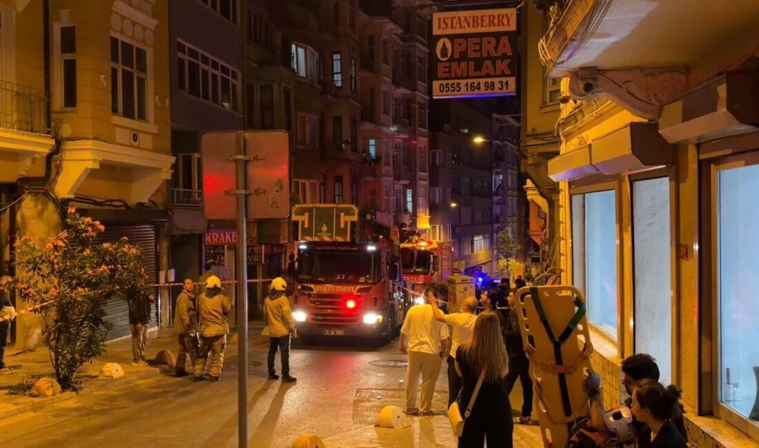 Mehmet Kaan KURT/İSTANBUL, – BEYOĞLU’nda 5 katlı binanın bodrum katındaki