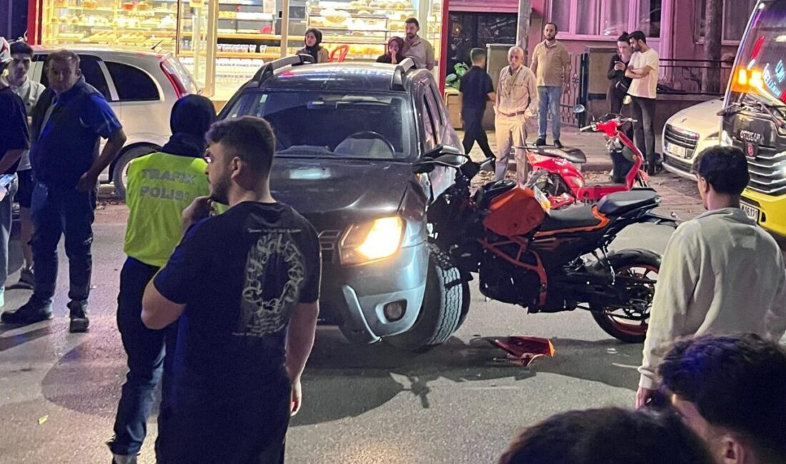 Yavuz YILMAZ/ İNEGÖL(Bursa), – BURSA’nın İnegöl ilçesinde otomobile ok gibi