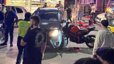 Yavuz YILMAZ/ İNEGÖL(Bursa), – BURSA’nın İnegöl ilçesinde otomobile ok gibi
