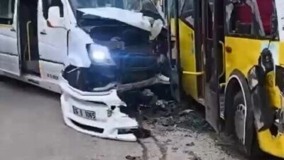 Yiğithan HÜYÜK/BURSA, -BURSA’da servis minibüsüyle özel halk otobüsünün çarpıştığı kazada