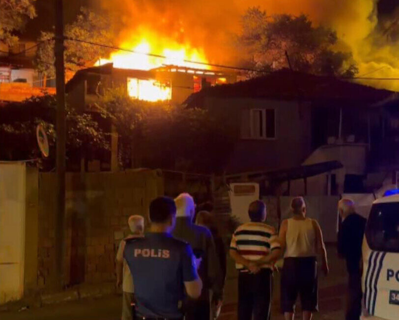 Soner HASIRCIOĞLU/İSTANBUL, – GAZİOSMANPAŞA’da bir gecekonduda çıkan yangın, kısa sürede