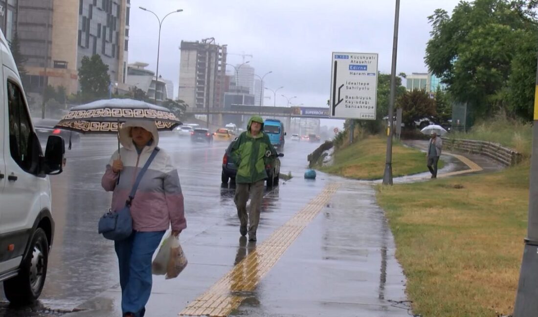 İsa ALMAÇAYIR/İSTANBUL, – İSTANBUL’da sabah saatlerinde sağanak etkili oldu. Maltepe