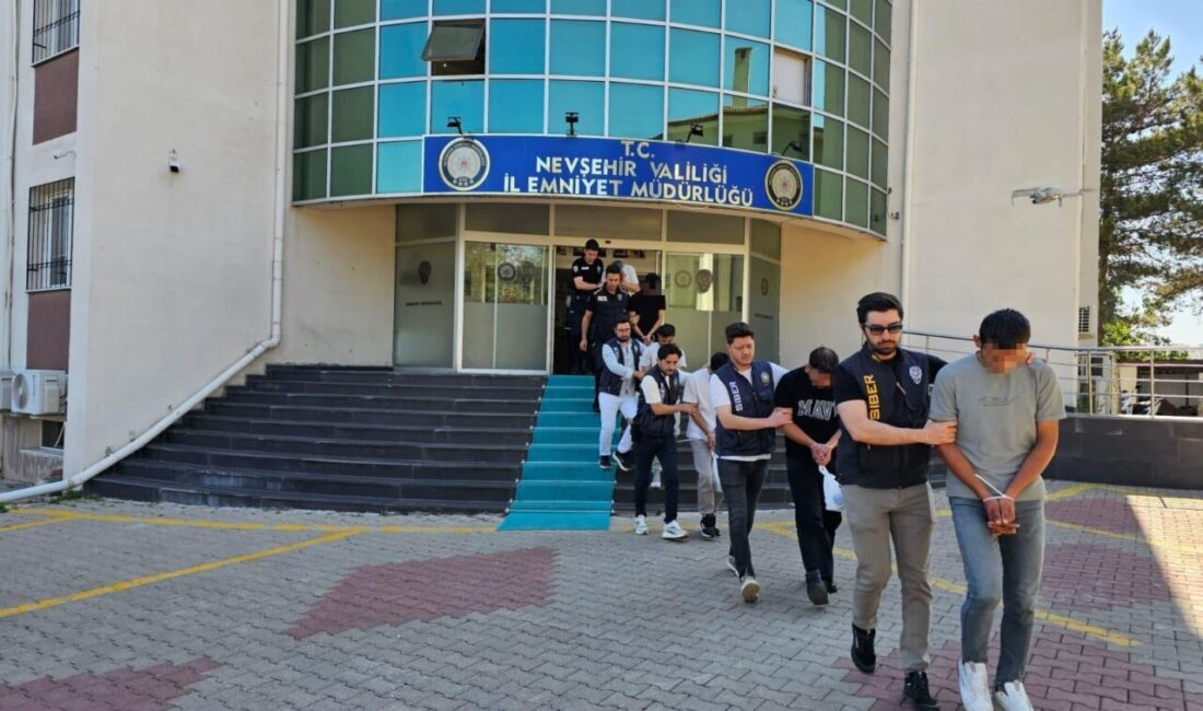 Ahmet KORKMAZER/NEVŞEHİR, – NEVŞEHİR merkezli 19 ilde, dolandırıcılık operasyonlarında 41