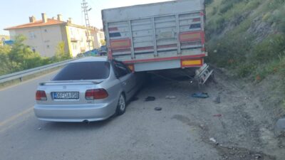 Muammer DAŞDELEN/BEYPAZARI (Ankara), – ANKARA’nın Beypazarı ilçesinde park halindeki TIR’a