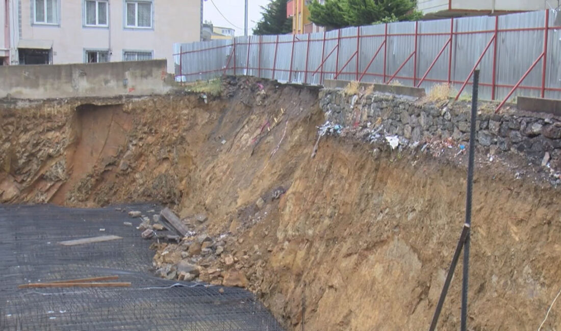 İsa ALMAÇAYIR / İSTANBUL, – Sancaktepe’de temel kazısı sırasında toprak