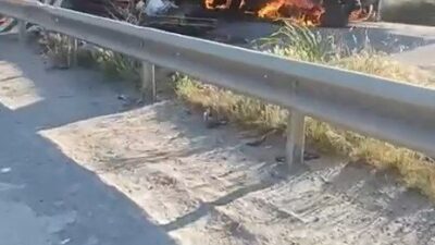 İsa ALMAÇAYIR-Hiba HAKBİLİR/İSTANBUL, – ŞİLE’de sürücüsünün direksiyon hakimiyetini kaybettiği motosiklet,