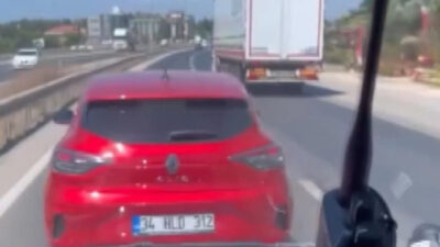 Uğur Samet AVCI/İSTANBUL, – SİLİVRİ’de vakaya giden ambulansa yol vermeyen