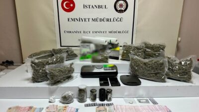 Murat SOLAK/İSTANBUL, – ÜMRANİYE’de uyuşturucu ticareti yapıldığı belirlenen 2 ayrı
