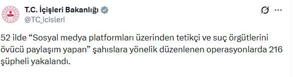 Umutcan ÖREN/ANKARA, – İÇİŞLERİ Bakanlığı, 52 ilde sanal medya platformlarından