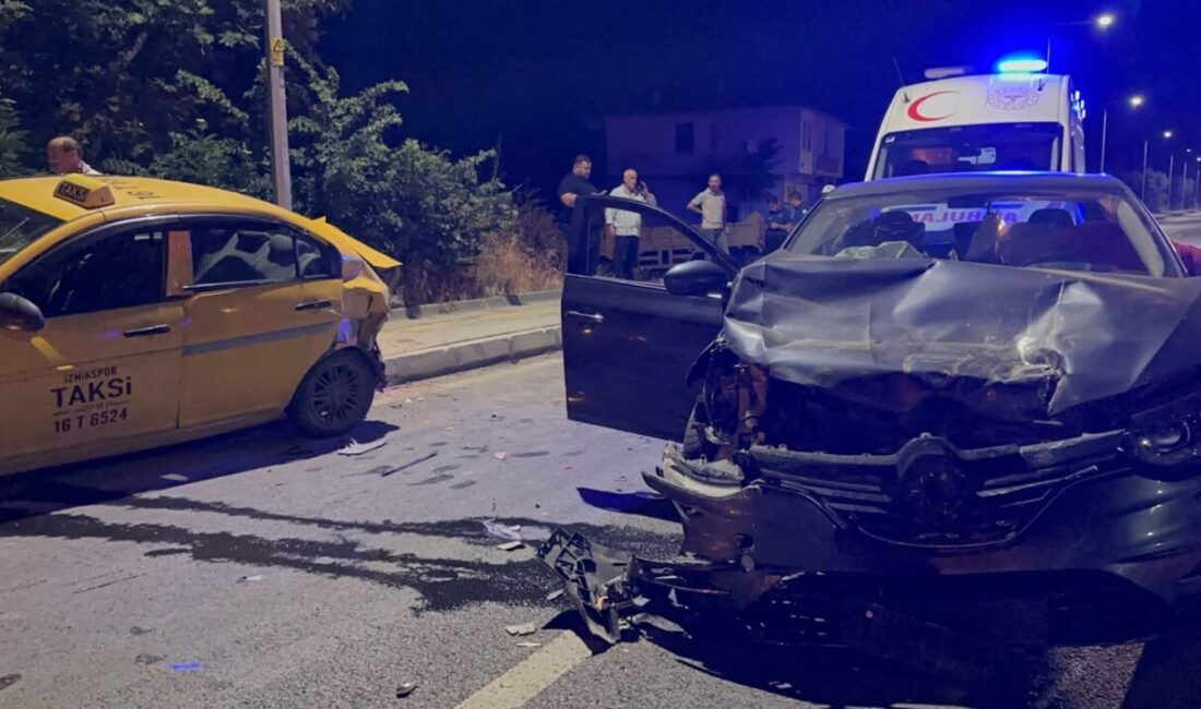 Semih TÜRKER/İZNİK (Bursa), – BURSA’nın İznik ilçesinde alkollü sürücünün kullandığı
