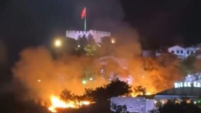 Mehmet Gökhan HAKBİLİR/ANKARA, – ANKARA Kalesi’nin etrafındaki otluk alanda çıkan