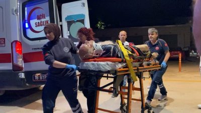 Yavuz YILMAZ/ İNEGÖL(Bursa), – BURSA’nın İnegöl ilçesinde devrilen traktörün sürücüsü