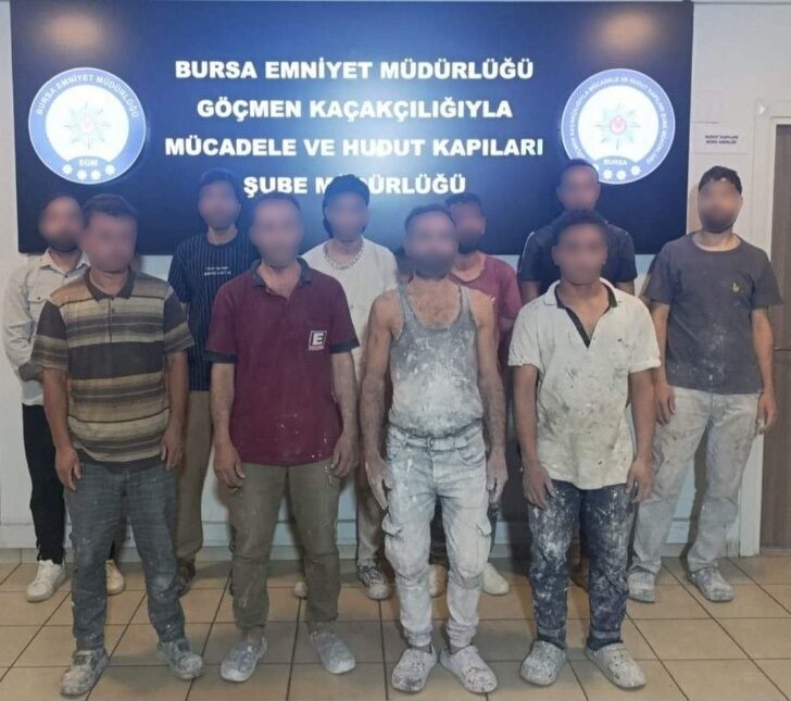 Semih TÜRKER/BURSA, – BURSA’da bir iş yerine düzenlenen operasyonda, kaçak