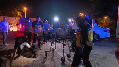 Yavuz YILMAZ/İNEGÖL (Bursa), – BURSA’nın İnegöl ilçesinde motosikletin refüje çıkarak