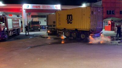Yavuz YILMAZ/ İNEGÖL(Bursa), – BURSA’nın İnegöl ilçesinde seyir halindeki TIR’ın