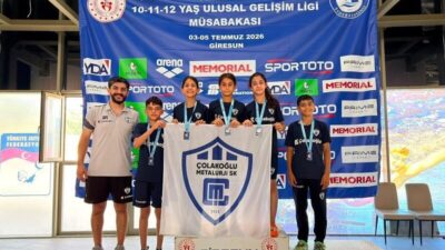 İSTANBUL, – ÇOLAKOĞLU Metalurji Spor Kulübü yüzücüleri, 2025-2026 Yüzme Sezonu