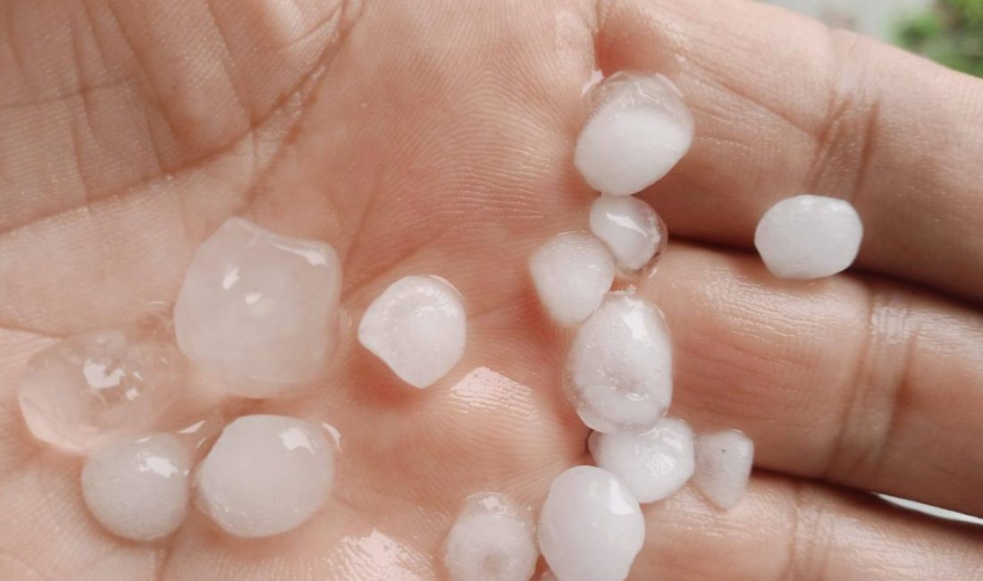 İPSALA’DA DOLU, KEŞAN’DA SAĞANAK ETKİLİ OLDU Meteoroloji Genel Müdürlüğü’nün (MGM)
