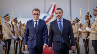 SURİYE, – FRANSA Cumhurbaşkanı Emmanuel Macron, Ankara’daki NATO Zirvesi öncesi