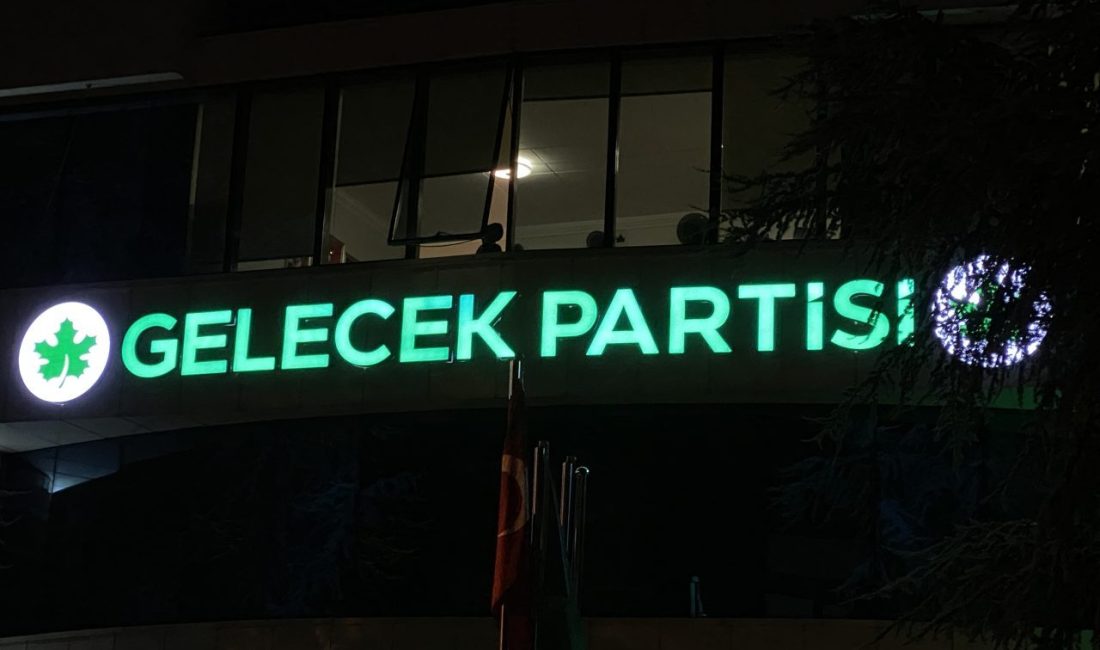 PARTİ GENEL MERKEZİ GÖRÜNTÜLENDİ Siyasi faaliyetlerini sonlandıran Gelecek Partisi’nin Aşağı