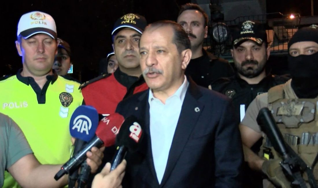 Baran AKKAYA/İSTANBUL, – ESENYURT’ta polis ekiplerince helikopter ve dron destekli