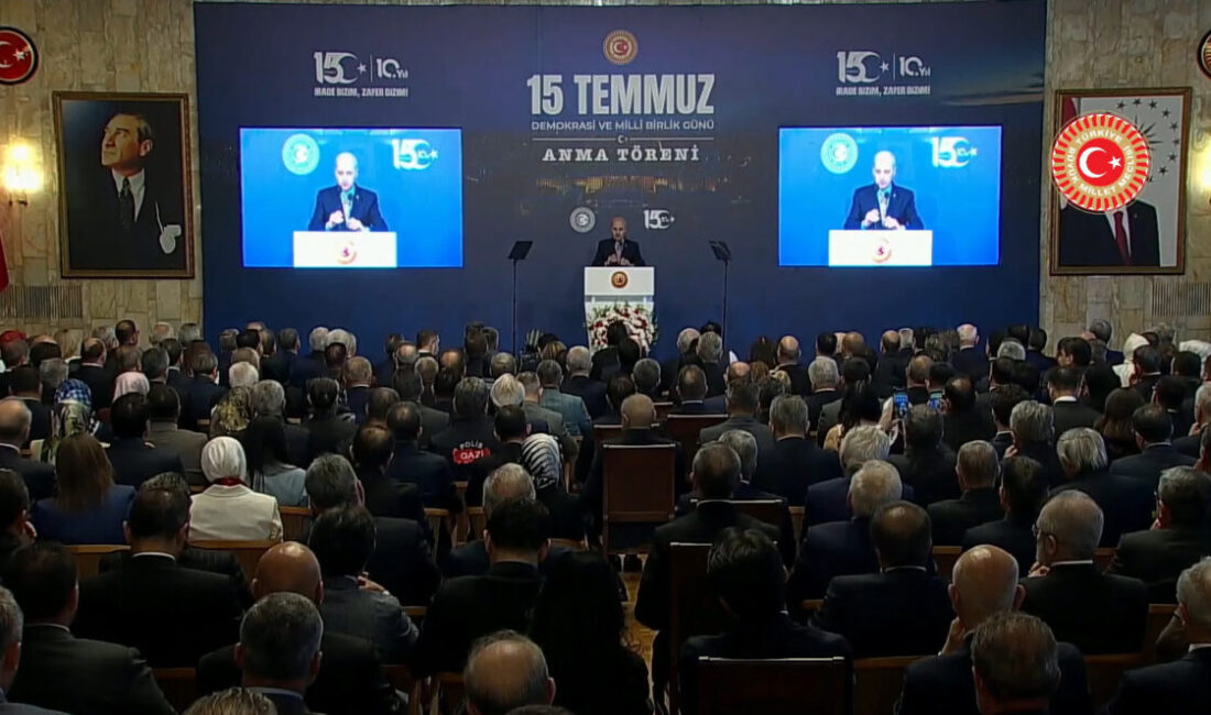Aliekber METE-Muhammet BAYRAM/ANKARA, – TBMM Başkanı Numan Kurtulmuş, “15 Temmuz
